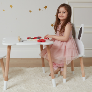 Alternative view of Umay Table and Chair Set- Rabbit