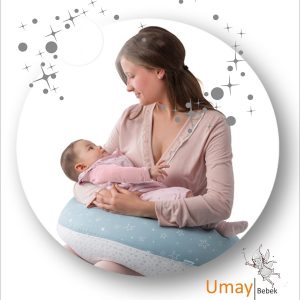 Alternative view of Umay Baby Breastfeeding/Nursing Pillow - Black Zig Zag